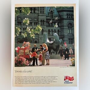 5/$20 Ontario Travel, magazine print ad 1983